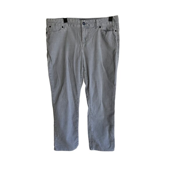 Talbots size 10P 10 petite corduroy gray pants - Picture 1 of 5